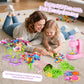 DIY Flower Craft Kit, Fabric Flower Bouquets Toys, DIY Craft Kits Toys Flowers Making Kit for Kids, Creative Christmas Birthday