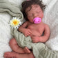 Oppaionaho 20Open Mouth Silicone Reborn Baby Dolls Boy with Rooted Hair