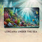 Wizcraft Gaming Paramint Lorcana Under The Sea (Stitched)- Lorcana Playmat - Lorcana Mat, Lorcana Game Mat - Non-Slip Rubber Wit