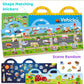 Benresive Reusable Sticker Books For Kids 2-4, Sticker Books For Toddlers 1-3, Toddler Sticker Book Age 2-4, Toddler Travel Toys Activities Crafts Gifts - Farm, Space And Vehicle