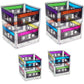4Es Novelty Cassette Tape Bucket Centerpiece (Pack of 4) 80s Party Supplies, 90s Theme Birthday Party Decoration Cassette Tape