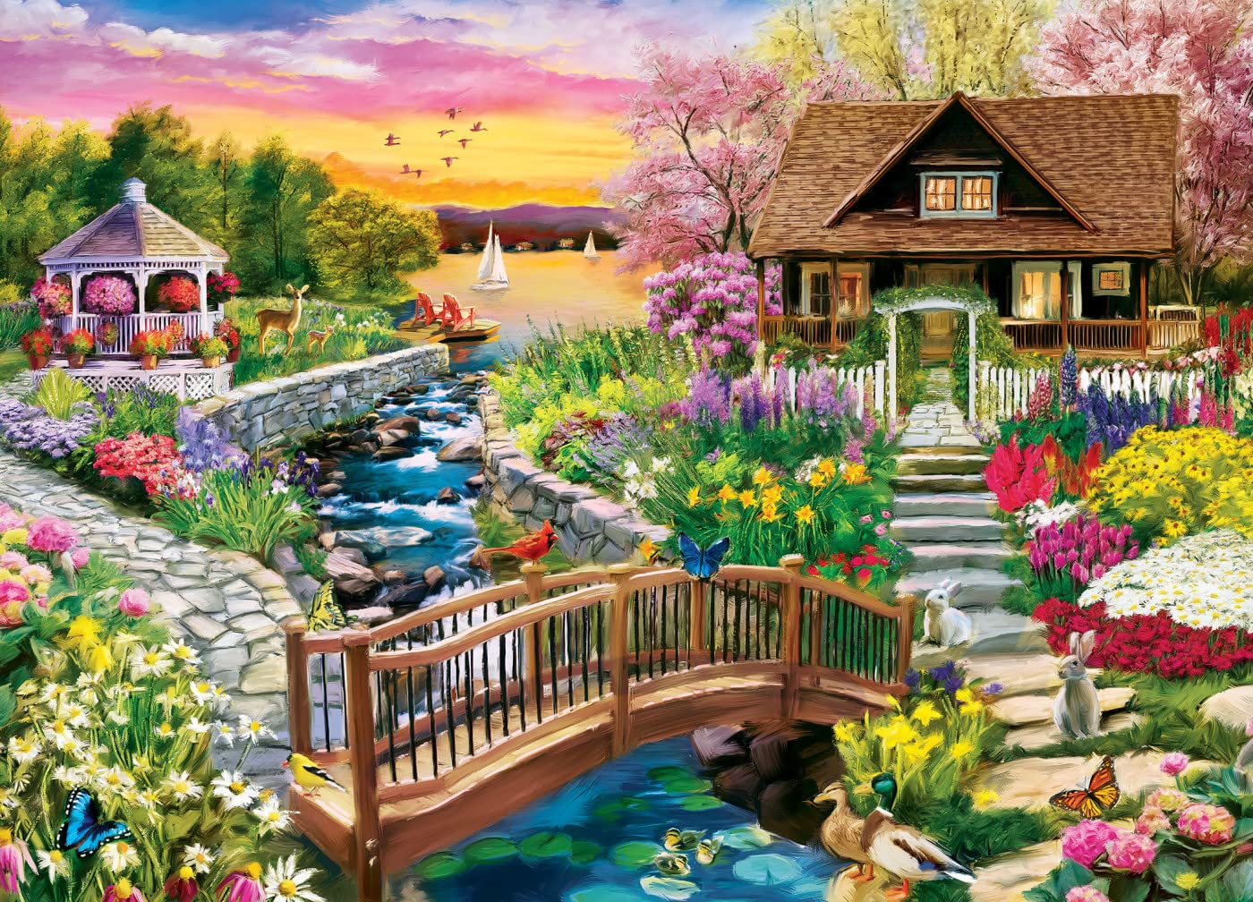 Spring On The Shore 1000Pc