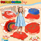 Kirumie Crab Stepping Stones For Kids, Non-Slip Plastic Balance River Stones For Kids, Promoting Children 'S Coordination Skills