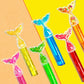 Uoyoi Mermaid Party Favors,24Pcs Glitter Mermaid Tail Bubble Wands For Kids,Cute Mermaid Bubble Wand For Mermaid Birthday Party