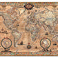Educa Antique World Map 1000-Piece Puzzle  Brown  (15159)