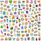 300 PCS Water Bottle Stickers, Cute Stickers for Hydroflasks VSCO Sticker Packs Cute Vinyl Waterproof Stickers for Water Bottles