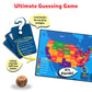 Skillmatics Board Game - Scout It Out 50 States, Guessing & Trivia Game For Families, Educational Toys, Card Games For Kids, Tee