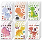 24 Pieces Make Your Own Dinosaur Stickers Make A Face Stickers For Kids Toddlers With Dinosaur System Diy Craft Stickers Kids Pa