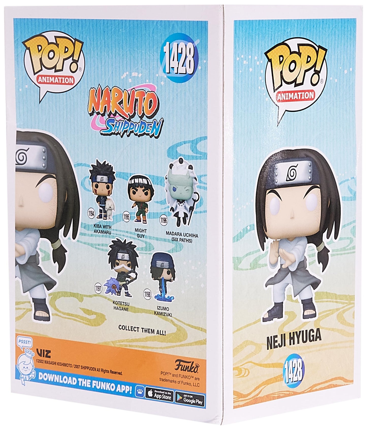 Funko Pop! Animation Naruto Shippuden - Neji Hyuga Special Edition Multicolor Exclusive #1428 (Special Edition)