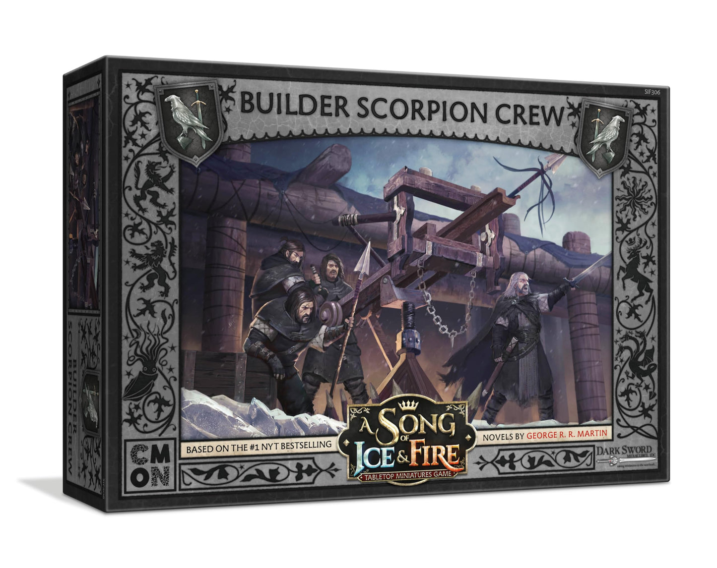 CMON A Song of Ice and Fire Tabletop Miniatures Game Builder Scorpion Crew Unit Box - Powerful Siege Weaponry for Westeros! Strategy Game for mature-themeds  Ages 14+  2+ Players  45-60 Min Playtime