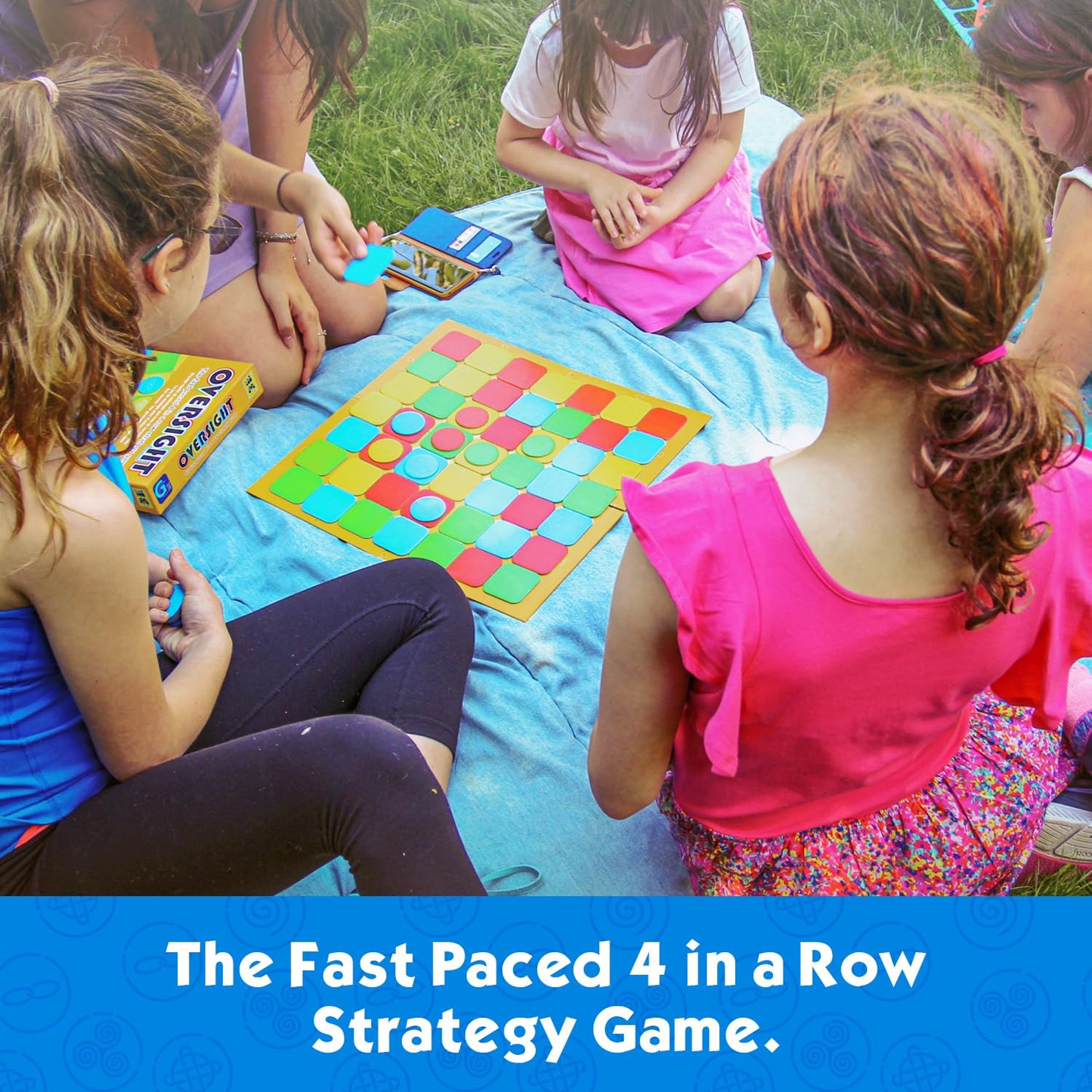 Oversight: Fast Paced 4 In A Row Family Board Games, Kid Board Games, Strategy Board Games, Ages 8-12, Stem Learning, Educational Fun By Griddly Games Store
