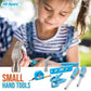 Hi-Spec 16pc Blue Kids Tool Kit Set & Child Size Tool Belt. Real Metal Hand Tools for DIY Building, Woodwork & Construction Lear