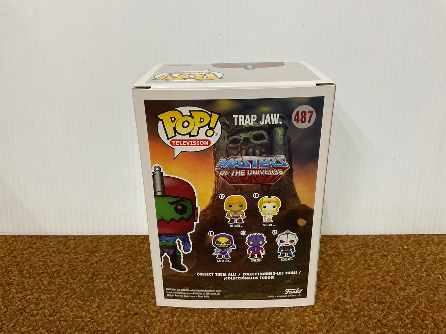 Pop Master Of The Universe Trap Jaw Metallic Exclusive Figure