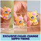 Hatchimals Alive, Make A Splash Playset With 15 Accessories, Bathtub, 2 Color-Change Mini Figures In Self-Hatching Eggs, Kids Toys For Girls And Boys