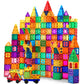 Afunx Magnetic Tiles, 102Pcs Magnet Building Blocks With 2 Cars, 3D Diamond Magnetic Blocks, Construction Stem Toys For Kids, Educational Toys For Boys Girls Ages 3 4 5 6 7 8 (102 Pcs)