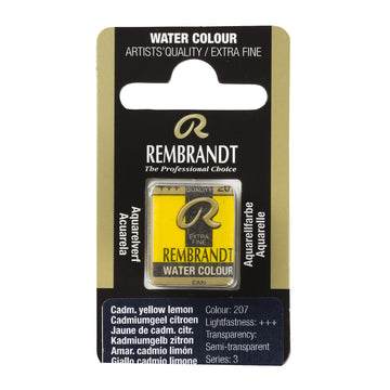 Rembrandt Watercolour Pan Cadmium yellow lemon 207 (05862071)