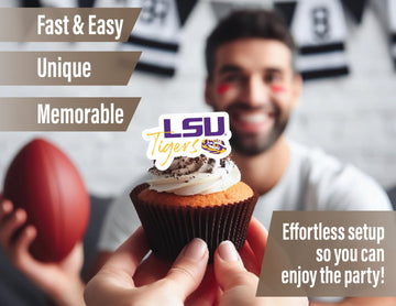 Lsu Party Supplies (42 Pieces) For Louisiana State University Graduation, Tailgating And Birthday Party Decorations With Lsu Ban