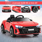 Infans 12V Kids Ride On Car, Licensed Audi Rs E-Tron Gt Electric Vehicle With Remote Control, Toddlers Battery Powered Toy With 4 Wheels Suspension, Led Headlight, Music, Mp3, Usb, Tf Port (Red)
