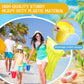 Didaey 24 Pcs Beach Sand Buckets and Shovels Set Includes 12 Pcs 9 Inch Large Sand Bucket and 12 Pcs Shovels Beach Pails Toys fo