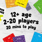 Big Potato Colorbrain Family Board Game | Fun for 2-20 Players | Multicolor | Ideal for Kids and Adults