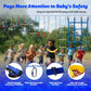 Dollate Ninja Warrior Obstacle Course For Kids - 65Ft, Outdoor Obstacle Course 14 Accessories, Swings, Monkey Bars, Arm Trainers