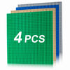 Husfunov 4 Pack Classic Baseplates, Building Plates For Building Bricks, Compatible With All Major Brands And Activity Table-Bas