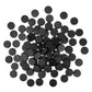 100Pcs 32Mm/1.26Inch Textured Plastic Black Round Miniature Bases, Model Base For Gaming Miniatures Or Wargames Table Top Games
