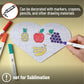 Mr. Pen- Blank Puzzle, 12 Pack, 40 Pieces/Pack, 9.3'' X 6.2'', Heart Shaped White Puzzle, Blank Puzzles To Draw On, Easter Gift
