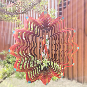 Cardinal Wind Spinner Outdoor Cardinal Spinner For Garden And Yard D  Cor Cardinal Gifts For Women/Men Red Cardinal Spinner With