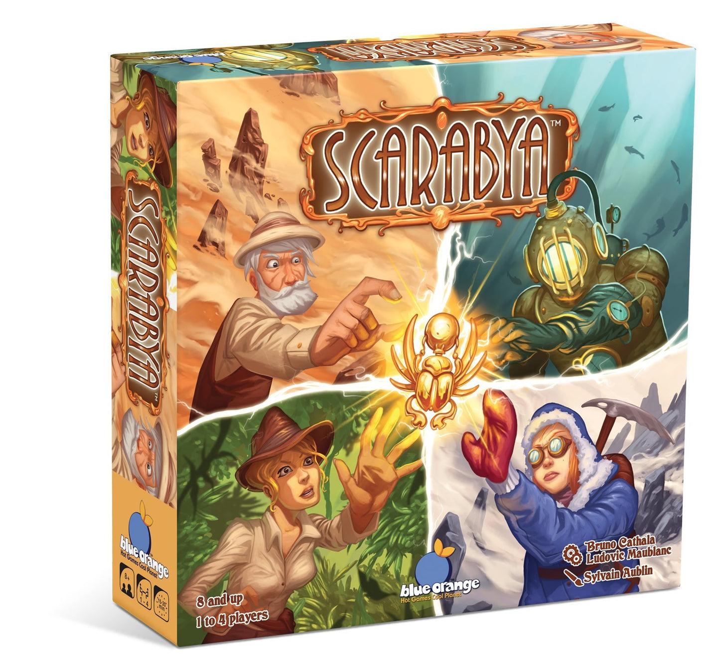 BLUE ORANGE GAMES Scarabya Strategy Board Game