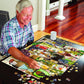 White Mountain Puzzles Evening Country Cabin - 1000 Piece Jigsaw Puzzle
