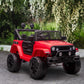 Aosom 12V Kids Ride On Truck with Parent Remote Control, Battery Powered Electric Car with Spring Suspension, Adjustable Speed,