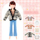 Bencailor 6 Pcs Doll Clothes For 11.8 Inch Doll, Doll Accessories Summer Tops Swimwear Robe Doll T Shirt Dress Winter Coat Jacke