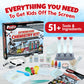 Playz 52 Extreme Kids Chemistry Experiments Set - Stem Activities & Science Kits For Kids Age 8-12 With 51+ Tools - Discovery Science Educational Toys & Gifts For Boys, Girls, Teenagers & Kids
