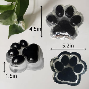 Big Cat Paw Squishy Toy, Black Cat Paw Squeeze Toys, 5.2in Squishy Stress Relief Toy,Pinching Squishy, Executive Desk Toys Squis