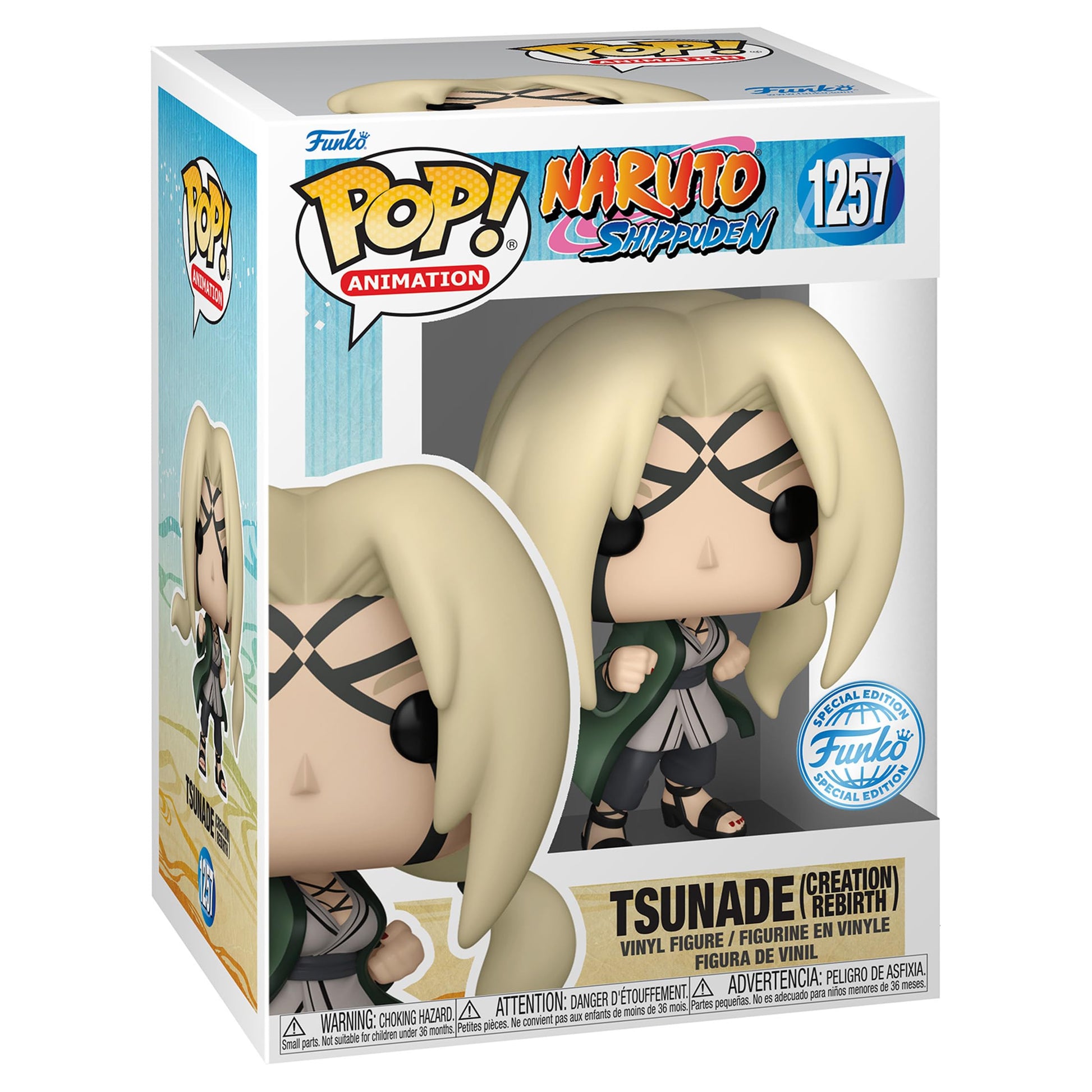 Funko Pop! Animation - Naruto Shippuden: Tsunade Senju (Creation Rebirth) #1257 - limited availability 4-Inch Special Edition Vinyl Figure