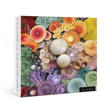 Mushroom Puzzle 1000 Piece Puzzle For Adults, Colorful Mushroom Jigsaw Puzzles, Shrooms In Bloom Toadstool Nature Plant Puzzle Rainbow Fungi Puzzles