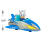 Pj Masks Save The Sky Cat-Car, 3-Inch Cat-Boy Figure And Vehicle, Blue, Pretend Play, Kids Toys For Ages 3 Up By Just Play