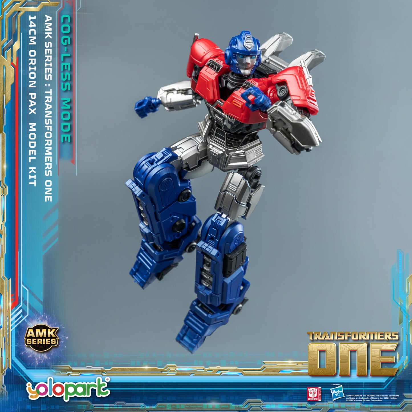 YOLOPARK Optimus Prime (Orion Pax) Transformers One Toys Cog-Less Mode,5.51 Inch Highly Articulated Transformer Toys for Boys Gi