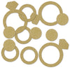 Beistle Diamond Ring Deluxe Sparkle Confetti