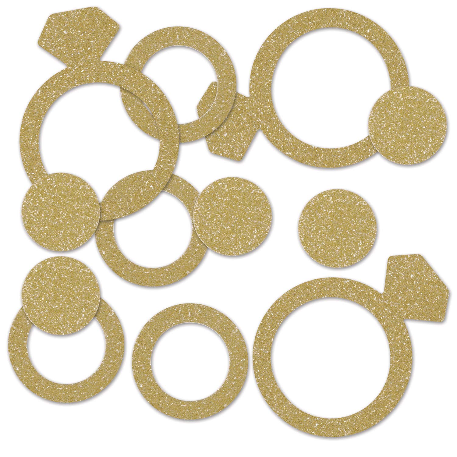 Beistle Diamond Ring Deluxe Sparkle Confetti