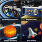 Solar System Building Sets With Light - Rotatable Space Exploration Building Toys With 9 Planets & Rocket Sets Science Astronomy