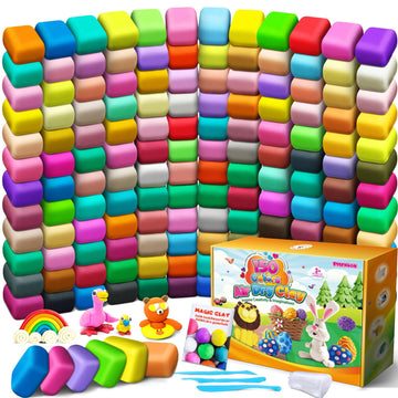 ESSENSON Air Dry Clay 150 Colors, Modeling Clay for Kids, DIY Molding Magic Clay for with Tools, Toys Gifts for Age 3 4 5 6 7 8+