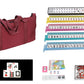 C&H Solutions American Mah Jongg Complete Set, 166 Tiles, Nylon, White Combo Rack with Soft Bag