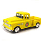 Motor City Classics 1955 Chevy Stepside Pickup Vehicle (1:43 Scale), Yellow