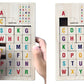 Wooden slide puzzles block (English alphabet)