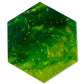 Resource Tokens | 90Pc Acrylic Game Tokens | 30 Of Each Color (Lagoon, Stardust, Verdant) | Hexagon | Nebula Collection