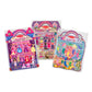 Melissa & Doug Puffy Sticker Activity Books Set - Dress-Up, Princess, Mermaid - 208 Reusable Stickers, Pack of 3, Multicolor