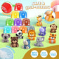 Toddler Toy For 1 2 3+ Years Old, Learning Toy For Toddlers With 20Pcs Safari Animal Toy, Montessori Educational Toy For Kids,10 Animals &10 Houses For Babies Boys Girls Easter Christmas Birthday Gift