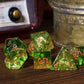 UDIXI 7 Die Polyhedral Dice Set D&D with Anchor Inclusion, Sequins DND Dice for Dungeons and Dragons RPG MTG and Other Tabletop